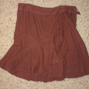 FREE PEOPLE wrap skirt💙